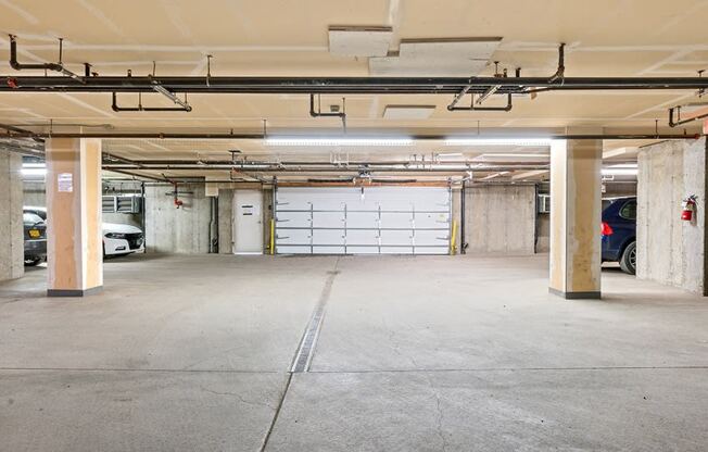 Underground Parking at ReNew Bayshore Townhomes, Anchorage, AK