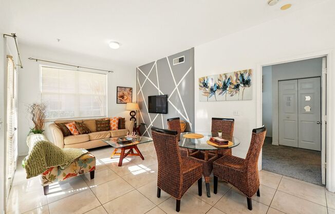 Charming and Spacious 4-Bedroom, 3-Bathroom Fully Furnished Townhome  in the Sought-After Venetian Bay Villages Community