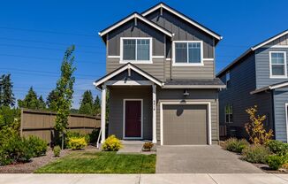 Three bedroom backs to open space.  Built in 2022 with AC