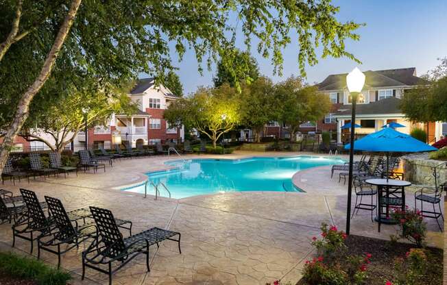 Pool View at Abberly Green Apartment Homes, North Carolina, 28117