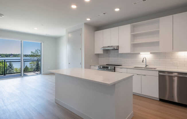 Kitchen with Stainless Steel Appliances