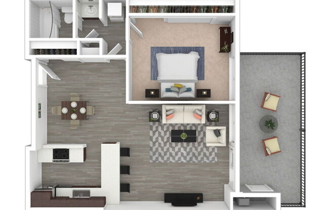 1 bed, 1 bath, 767 sqft, $3,210