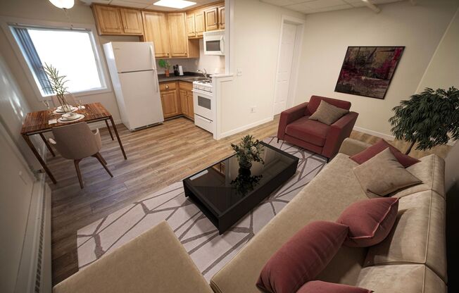Studio, 1 bath, 550 sqft, $995, Unit 61-004