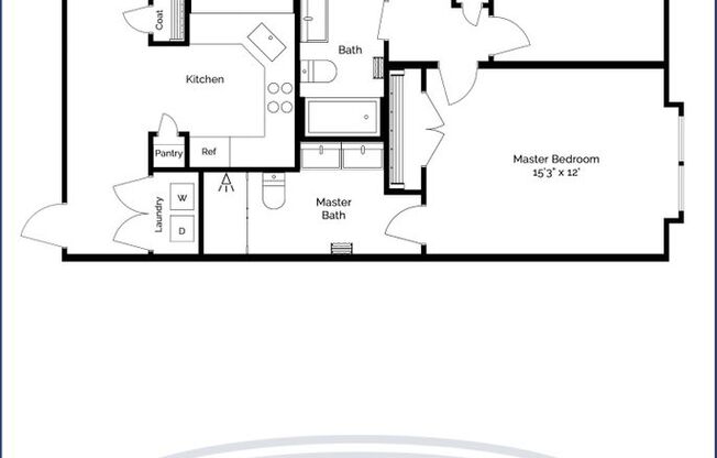 2 beds, 2 baths, 1,161 sqft, $2,482, Unit 3315