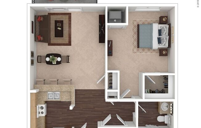 1 bed, 1 bath, 811 sqft, $1,475