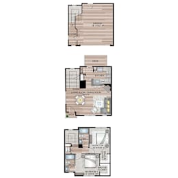 2 beds, 2 baths, 1,265 sqft, $4,409