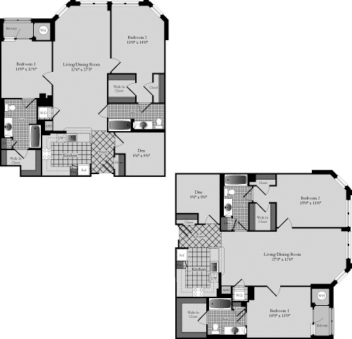 2 beds, 2 baths, 1,308 sqft, $5,571, Unit 313