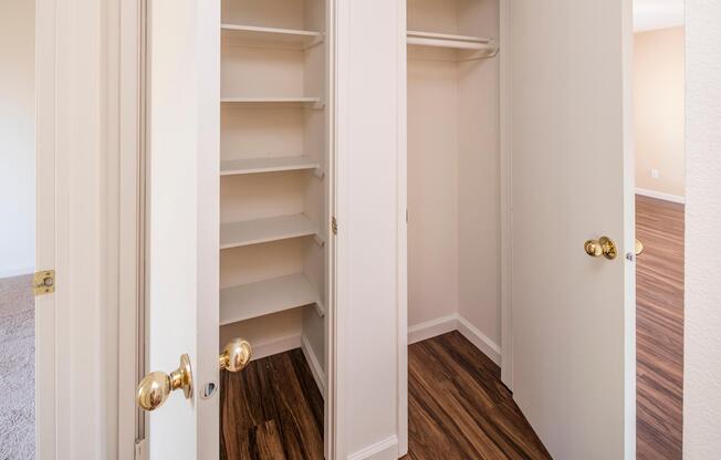 AMPLE CLOSET SPACE