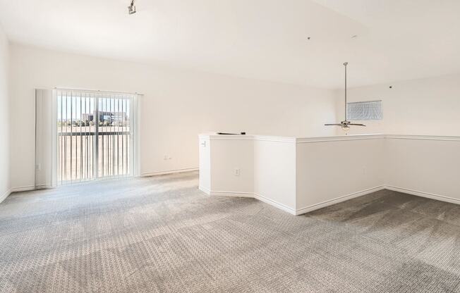 A Typical Living Room at Fox Run Lofts