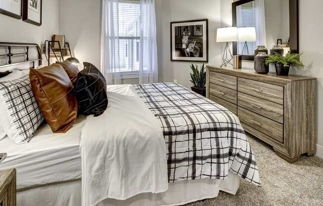 Comfortable Bedroom at Arise Riverside, Austin, TX, 78741