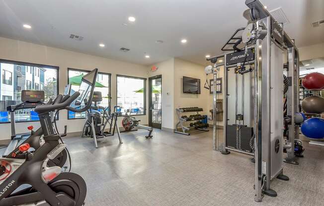 Free weight equipment  at Ascent North Scottsdale, Phoenix, 85054