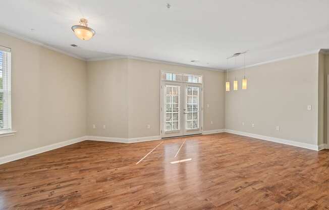 Living Room Area at The Village Lofts in Greensboro, NC