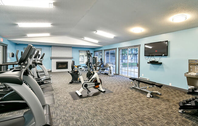 gym access at river's edge apartments