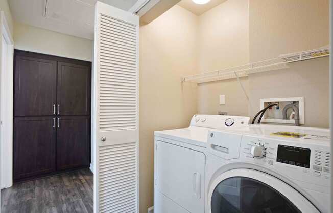 Full-Sized Washer and Dryers at Renaissance Apartment Homes in Santa Rosa, California