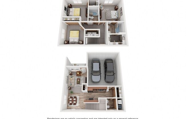 3 beds, 2.5 baths, 1,260 sqft, $1,640, Unit 6800-04