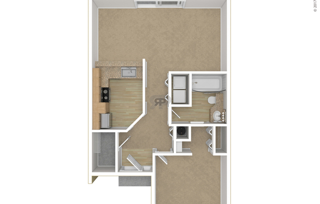 1 bed, 1 bath, 720 sqft, $1,323