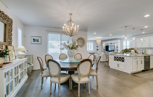 FULLY FURNISHED- Elegant 4-Bed, 3.5-Bath Home with Loft, Designer Finishes, and Expansive Backyard