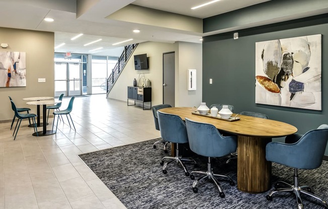 State-of-the-art clubhouse at The Westline at Flanagan Lake in Omaha, NE