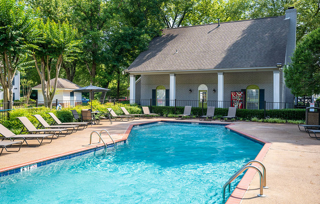 Pool Sundeck with Lounge Chairs