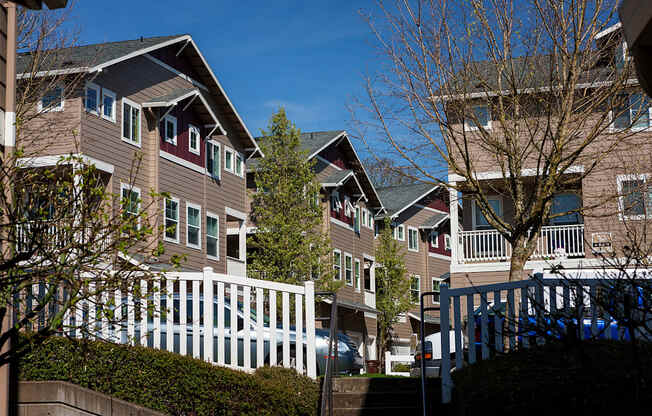 Outdoor Stairs at Westview Heights Apartments, Portland, OR