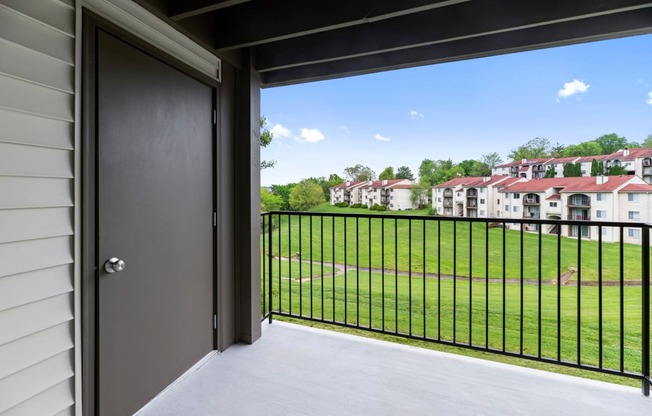 Patio View at Chimney Top Apartments