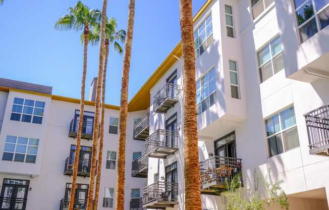 exterior view of Roosevelt Square apartments Phoenix