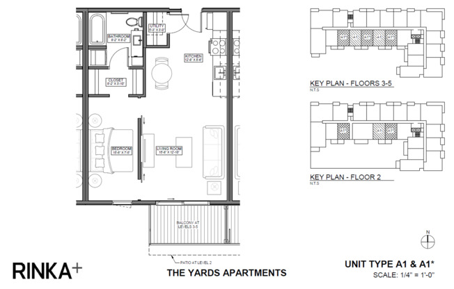 Studio, 1 bath, 632 sqft, $1,505, Unit 509