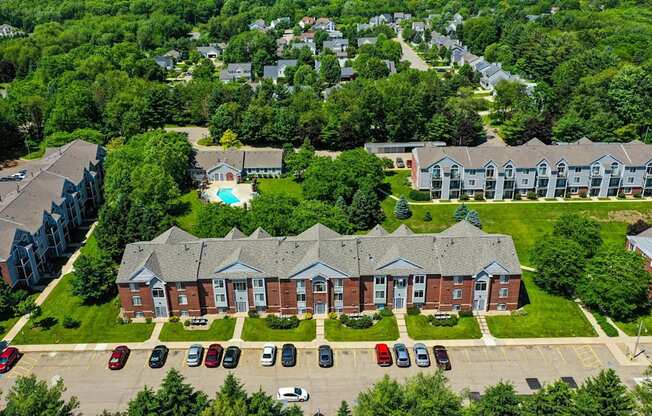 Property Ariel View at Foxwood and The Hermitage, Michigan, 49024