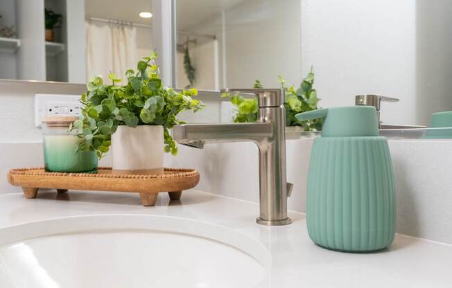 Bathroom sink details
