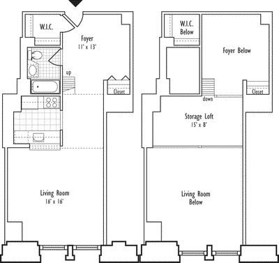 Studio, 1 bath, 647 sqft, $4,033, Unit 004E