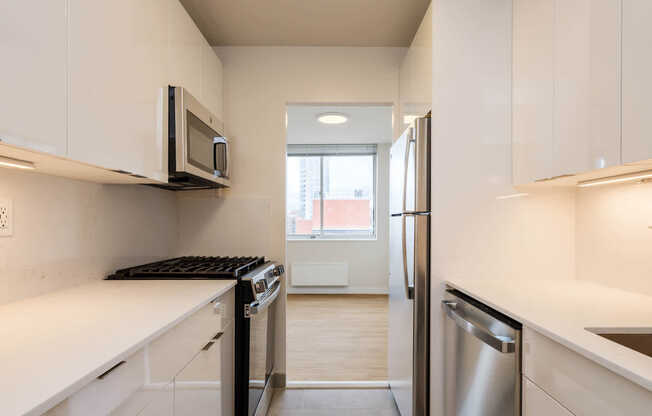 Kitchen with Stainless Steel Appliances