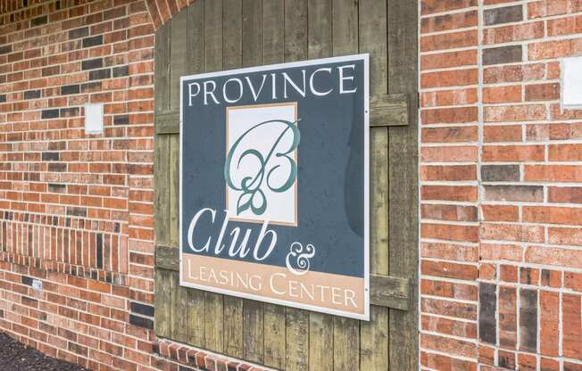 the logo or sign for provence club leasing center