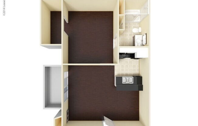 1 bed, 1 bath, 515 sqft, $1,130