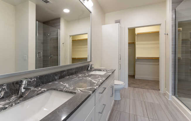 Bathroom with Double Vanity