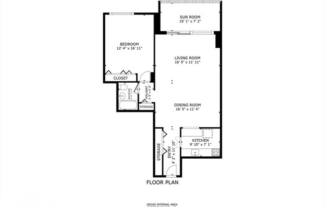 1 bed, 1 bath, 947 sqft, $3,300, Unit 12F