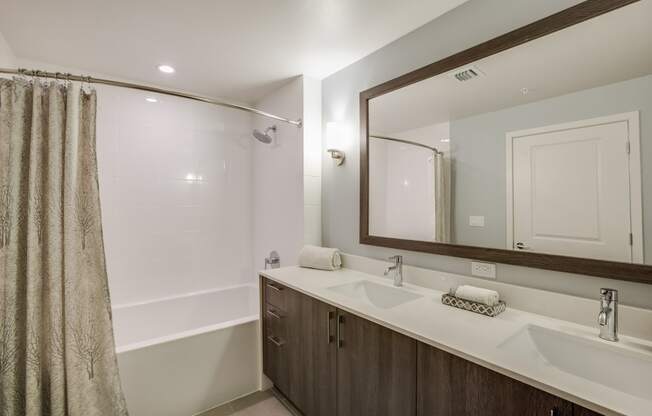Modern Bathroom with Luxurious Rain Shower at Allure by Windsor, 6750 Congress Avenue, Boca Raton