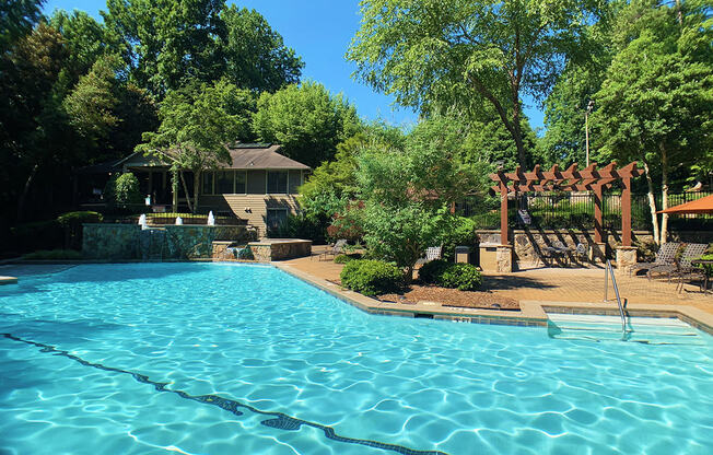 Resort-Inspired Swimming Pool at Luxury Apartments in Norcross GA