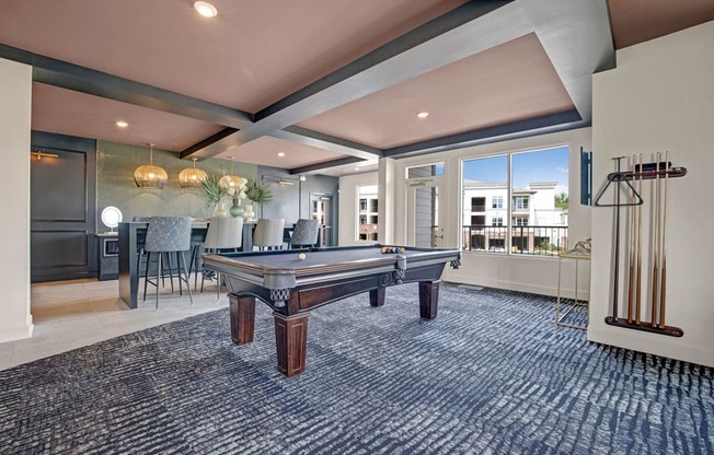 Game Room at Apartments @ Eleven240, North Carolina, 28216