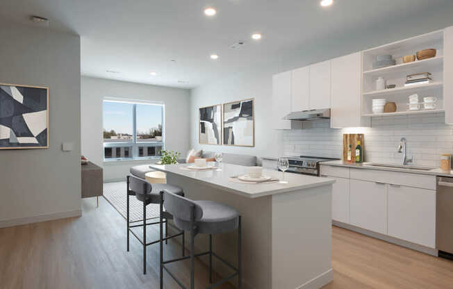 Living Room with Hard Surface Flooring
