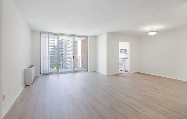 Living Room with Balcony and Hard Surface Flooring