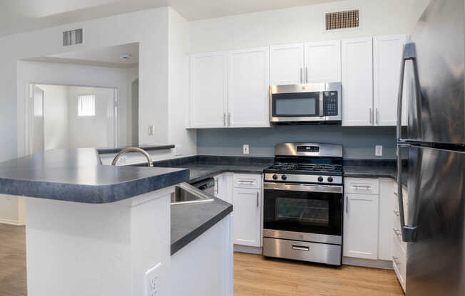 Kitchen with Stainless Steel Appliances