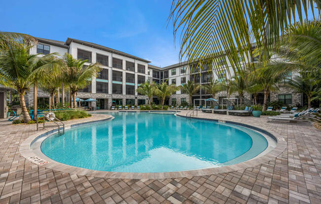 Pool area at AxisOne, Florida, 34994