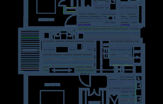 2 beds, 2 baths, 1,073 sqft, $1,950, Unit 2219