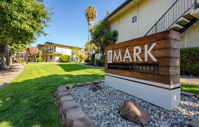 The Mark Apartments in Hayward, California Exterior and Monument Sign
