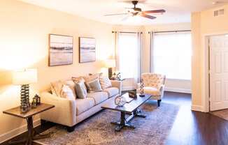 Living Room at Cypress Pointe Apartments in Orange Park, FL