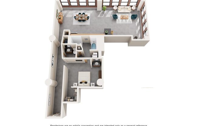 1 bed, 1 bath, 1,290 sqft, $1,479, Unit 405