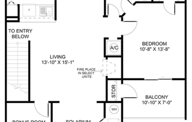 1 bed, 1 bath, 905 sqft, $1,445, Unit 2111