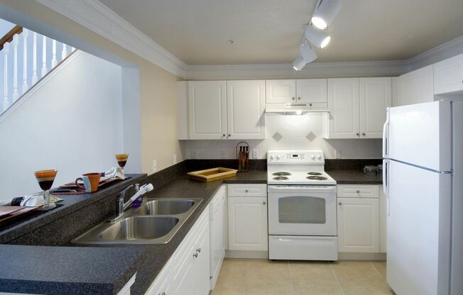 Kitchen at Emerson at Cherry Lane Apartments in Laurel, MD