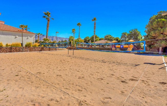 El Paso Apartment Sand Volleyball Court - Retreat at Mesa Hills