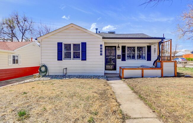 3 Bedroom 1 bath home with detached 2 car garage